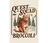 Onyx Storm Inspired Broccoli the Cat Notebook Blank College-Ruled Fan Journal