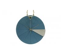 ONZENO® Orologio da design 'THE AZUR DEER.' | silenzioso | 40x47x1,8cm (L/A/P)