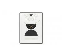 ONZENO® Orologio da design 'THE HOURGLASS.' | silenzioso | 35x60x0,8cm (L/A/P)