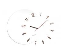 ONZENO® Orologio da design 'THE INDEPENDENT.' | silenzioso | 60x53x1,2cm (L/A/P)