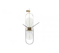 ONZENO® Orologio da design 'THE WHITE PLANET.' | silenzioso | 20x90x1,8cm ...