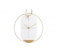 ONZENO® Orologio da design 'THE WHITE SKY.' | silenzioso | 45,5x50,8x1,8cm ...