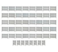 OO Scaled 1:76 Set Pannelli Recinzione Da Giardino 6ft Con Cancello 10 Pezzi