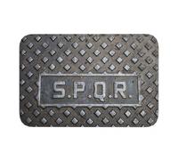 OOAHJEID Antica Roma Zerbino antiscivolo Tappetino da bagno SPQR Senatus Populusque Romanus Tappeto da pavimento Tappeto per porta d'ingresso Decorativo per la casa