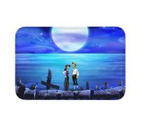 OOAHJEID Tappeto Bagno Il segreto di Monkey Island Zerbino Antiscivolo Bagno Cucina Tappetino Giardino Garage Pavimento Porta Ingresso Tappeto Tappeto