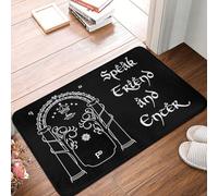 OOAHJEID Zerbino Speak Friend And Enter Zerbino Antiscivolo Bagno Cucina Tappeto Ingresso