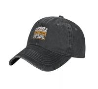 OOAXBEED Berretto da Baseball Dog Walker Attenzione Faccio Frequenti Fermate Cappello da Cowboy Berretto Tattico Militare Cappello con Pompon Carino Abbigliamento da Golf Uomo Donna