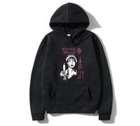 OOAXBEED Felpa con Cappuccio Grafica Limited Electric Wizard Metal Music Felpa con Cappuccio Harajuku Uomo Felpe Vintage Streetwear Y2K vestibilità Regolare