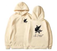 OOAXBEED Felpe con Cappuccio da Uomo Lil Peep Felpa con Cappuccio Lettera Crybaby Stampa Pullover Felpa da Donna Abbigliamento per Bambini Ragazzi Love Will Tuta Rock