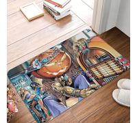 OOAXBEED Helloween Metal Jukebox Album 1999 Zerbino antiscivolo Tappetino lavabile Tappeto per cucina Ingresso Casa Balcone Tappetino antiscivolo