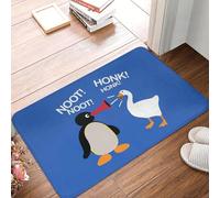 OOAXBEED Noot Noot Honk Honk Pingu And Duck Zerbino antiscivolo Tappeto per cucina Ingresso Bagno Soggiorno Tappetini antiscivolo