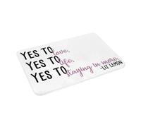 OOAXBEED Sì all'amore, sì alla vita, sì a restare di più. Zerbino antiscivolo per ingresso cucina, camera da letto, casa, tappetino per i piedi.