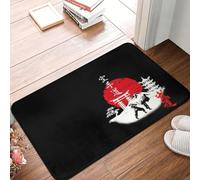 OOAXBEED Tappetino antiscivolo per ingresso, bagno, cucina, giardino, garage, porta, pavimento, tappeto, Budo Soul Karate Spirit personalizzato