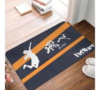 OOAXBEED Tappetino antiscivolo per ingresso, cucina, soggiorno, casa, Haikyuu Karasuno Fly High, manga e anime