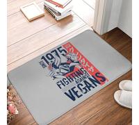 OOAXBEED Tappetino antiscivolo per porta vegano Goldorak Grandizer UFO Robot Goldrake Anime Tappeto per bagno Cucina Soggiorno-16x24 inch