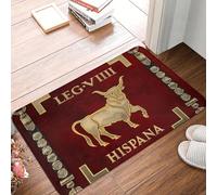 OOAXBEED Tappetino da bagno romani Standard della 9a legione spagnola Vessillo della Legio IX Hispana Zerbino da cucina Tappeto per esterni Tappeto per la casa