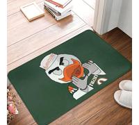 OOAXBEED University of Miami - Sebastian the Ibis Zerbino antiscivolo per cucina, ingresso, casa, bagno, tappetini antiscivolo