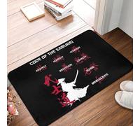 OOAXBEED Zerbino antiscivolo Bushido Code Of The Samurai Japan, tappeto per cucina, ingresso, bagno, soggiorno, tappetini antiscivolo