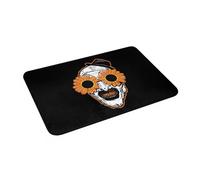 OOAXBEED Zerbino antiscivolo per ingresso cucina balcone tappetini antiscivolo per tappetini da pavimento girasole occhiali da sole horror clown film arte terrificante 2