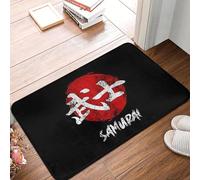 OOAXBEED Zerbino antiscivolo Samurai giapponese Bushido Code, tappetino assorbente, tappeto per cucina, ingresso, casa, camera da letto, tappetino antiscivolo