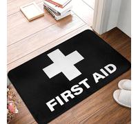 OOAXBEED Zerbino per ingresso, pronto soccorso, medicina d'urgenza, antiscivolo, assorbente, per esterni, per dottore e infermiere, tappeto per ingresso, cucina, balcone-20x32 inch