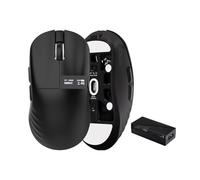 OOCTPK Chilkey Glacier LW 8K M - Mouse da gioco wireless con schermo, 49 g, super leggero, doppio polling 8K, massimo 30000 DPI, interruttore ottico, Tri-Mode 2.4G/USB-C/Bluetooth 5.2, colore: Nero