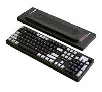 OOCTPK Chilkey ND104, tastiera meccanica da gioco wireless con schermo LCD, Bluetooth/2.4G/USB-C, hot swap per tasto RGB personalizzato, in alluminio, supporto PC/Mac