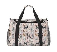 Oodles of Poodles - Borsone da viaggio per il fine settimana, per la notte, per allenamento, sport, ospedale