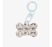 Oodles of Poodles - Decorazione a forma di osso per cani, in acrilico, con stampa di barboncini, per le vacanze, per gli amanti degli animali domestici, regalo per cani