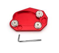OOELAZ Moto Cavalletto Cavalletto Laterale del Piede Estensione Ingrandire Piastra di Supporto del Pad per Z800 Z1000/SX ZX10R ZX6R ER6N/F per Ninja650