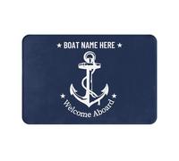 OOEREWGF Custom Bussola Nave A Vela YachtBarca Nome Tappeto, Tappeti Nautici Per Barca A Vela Marinaio Al Coperto All'Aperto