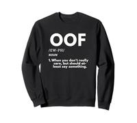 OOF Definition - Funny Gaming Meme Gift for Gamers Felpa