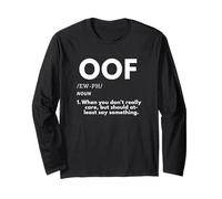 OOF Definition - Funny Gaming Meme Gift for Gamers Maglia a Manica
