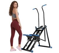 OOFAYJIA Stair Stepper per allenamento di tutto il corpo, macchina Vertical Climber con resistenza regolabile, attrezzo da arrampicata pieghevole per esercizi di casa e palestra