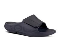 OOFOS Ooahh Sport Elastico Sandali Slide Nero Mens E Donna Taglie M4/W6-M13/