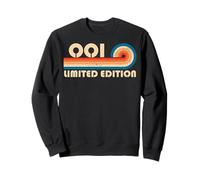 OOI Retro 70s 80s Sunset Stripe Felpa