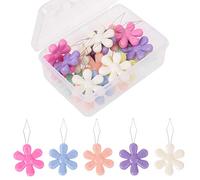 OOLA.DETAL 20 pz/scatola A Forma di Fiore Filo Loop Infila Ago Per Ricamo Croce Cucito Cucito Filo Guida Threader Per Macchina A Mano Piccolo Occhio Ricamo Strumento Semplice Kit Inseritore Filo Auto