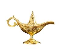 OOLA.DETAL Aladino in metallo lampada Incensi Bruciatori Antichi Fragranze Diffusore per Home Party Decors Meditazioni e