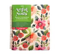 Ooly Artful Notes Reverse Coloring Book and Journal, 100 Pages - Wildscape