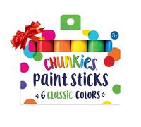 Ooly Chunkies - 6 bastoncini di vernice per bambini, colori sicuri per bambini, asciugatura rapida, per bambini e bambini