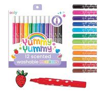 Ooly Yummy Yummy - Set di 12 pennarelli profumati lavabili in 12 colori classici