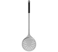 Ooni Pala girevole per pizza, 22,9 cm, in alluminio, perforata, paletta per pizza in metallo leggero con manico lungo, strumenti per pizza, accessori per forno per pizza