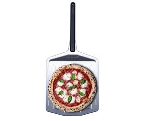 Ooni Pala per Pizza Forata 35 cm in Alluminio, Pala Professionale Leggera con Manico Lungo, Accessorio per Forni per Pizza