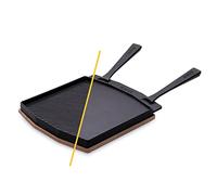 Ooni Piastra ghisa, Griglia per barbecue, Padella ghisa per forno pizza, Accessori barbecue