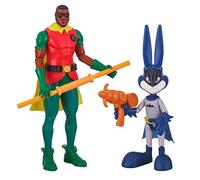 Oonies Moose Toys Space Jam: A New Legacy - Dynamic Duo - Lebron James (Robin) & 9" Bugs Bunny (Batman), multicolore, (14647)