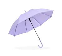 OonMan Ombrello per bambini Completamente Automatico Trasparente Studente Bambini Manico Lungo Ombrello Diritto, Opaco - Viola, A