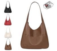 Ooomay Bag, the maya bag, oomay tote bag, Leather Tote Bag for Women, Ooomay Maya Shoulder Bag (Brown)