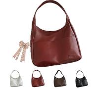 Ooomay Shoulder Bags - Ooomaymaya Women's Tote Shoulder Bag. Vegan Leather Casual Fashion Soft Bag Series, the Perfect Everyday Bags. (burgundy)