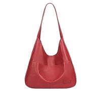 OoomayMaya Bag, OoomayMaya Shoulder Bags, Large Capacity Soft Leather Tote Bags, The Perfect Everyday Bags(red)