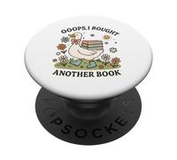 Ooops ho comprato un altro libro Cute Duck Reader PopSockets PopGrip Adesivo